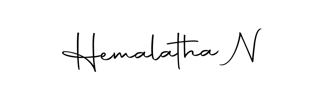 Similarly Autography-DOLnW is the best handwritten signature design. Signature creator online .You can use it as an online autograph creator for name Hemalatha N. Hemalatha N signature style 10 images and pictures png