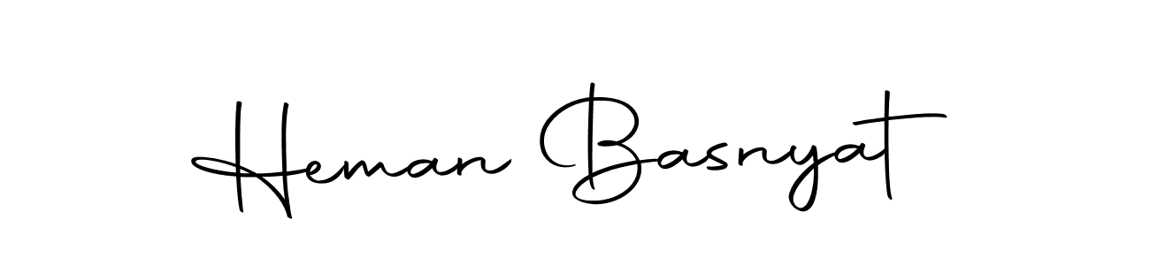 Make a beautiful signature design for name Heman Basnyat. Use this online signature maker to create a handwritten signature for free. Heman Basnyat signature style 10 images and pictures png