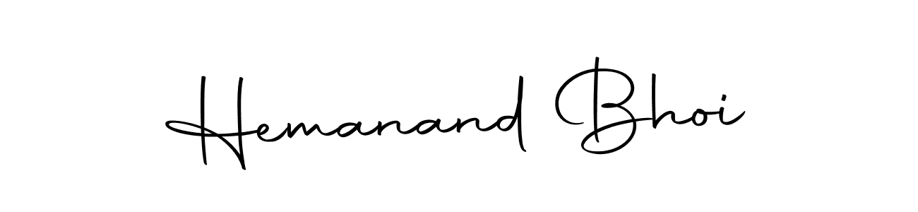 Use a signature maker to create a handwritten signature online. With this signature software, you can design (Autography-DOLnW) your own signature for name Hemanand Bhoi. Hemanand Bhoi signature style 10 images and pictures png
