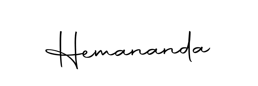 The best way (Autography-DOLnW) to make a short signature is to pick only two or three words in your name. The name Hemananda include a total of six letters. For converting this name. Hemananda signature style 10 images and pictures png