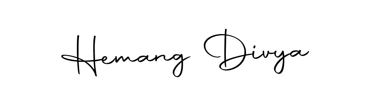 Make a short Hemang Divya signature style. Manage your documents anywhere anytime using Autography-DOLnW. Create and add eSignatures, submit forms, share and send files easily. Hemang Divya signature style 10 images and pictures png