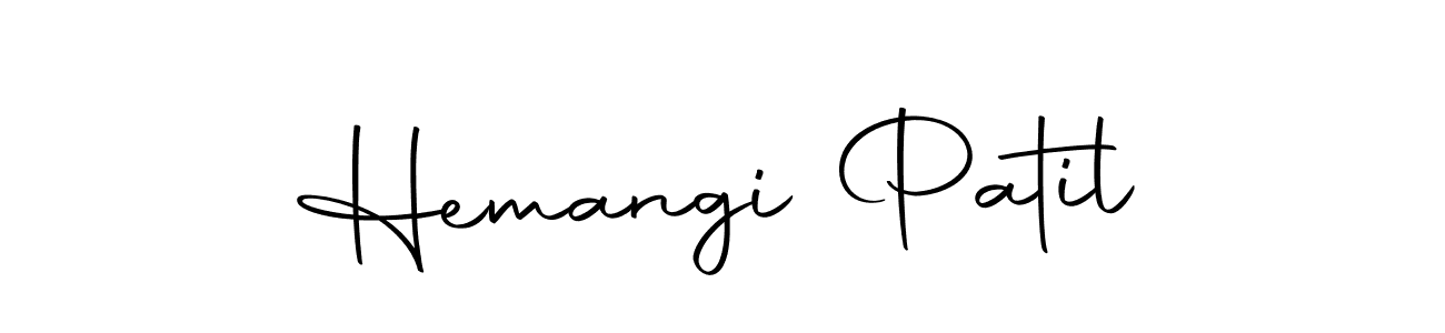The best way (Autography-DOLnW) to make a short signature is to pick only two or three words in your name. The name Hemangi Patil include a total of six letters. For converting this name. Hemangi Patil signature style 10 images and pictures png