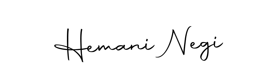 Create a beautiful signature design for name Hemani Negi. With this signature (Autography-DOLnW) fonts, you can make a handwritten signature for free. Hemani Negi signature style 10 images and pictures png