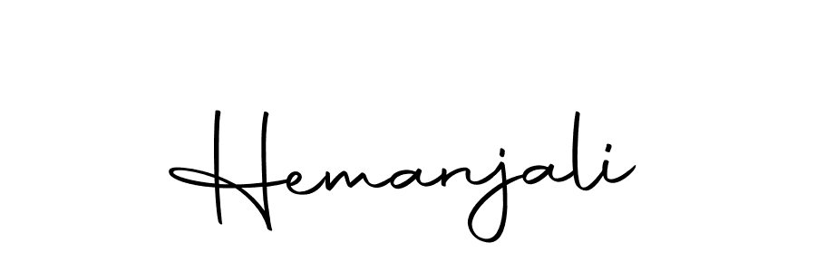 Similarly Autography-DOLnW is the best handwritten signature design. Signature creator online .You can use it as an online autograph creator for name Hemanjali. Hemanjali signature style 10 images and pictures png