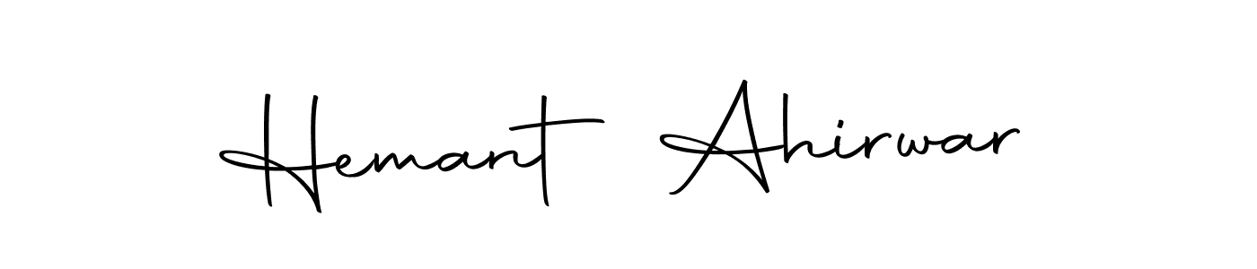 Similarly Autography-DOLnW is the best handwritten signature design. Signature creator online .You can use it as an online autograph creator for name Hemant Ahirwar. Hemant Ahirwar signature style 10 images and pictures png