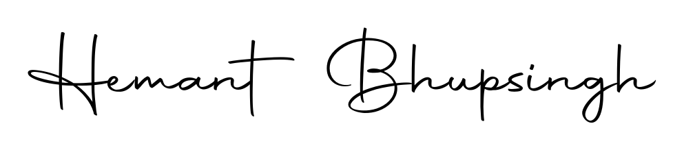 Design your own signature with our free online signature maker. With this signature software, you can create a handwritten (Autography-DOLnW) signature for name Hemant Bhupsingh. Hemant Bhupsingh signature style 10 images and pictures png