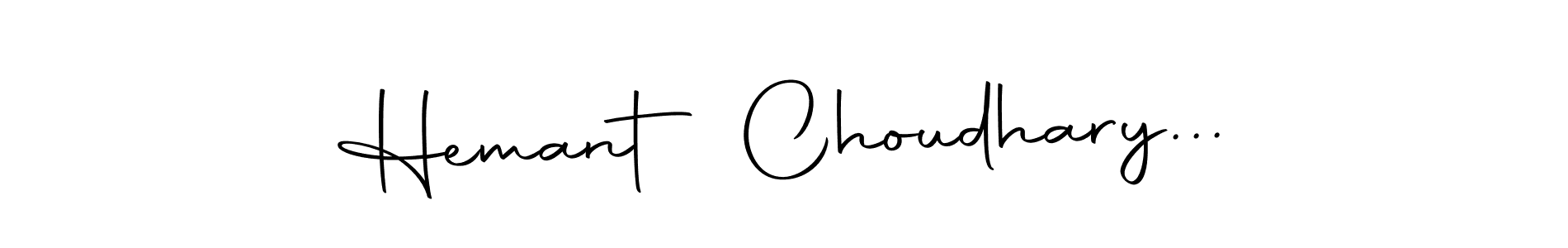 Create a beautiful signature design for name Hemant Choudhary.... With this signature (Autography-DOLnW) fonts, you can make a handwritten signature for free. Hemant Choudhary... signature style 10 images and pictures png