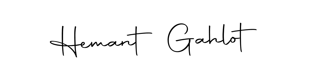 if you are searching for the best signature style for your name Hemant Gahlot. so please give up your signature search. here we have designed multiple signature styles  using Autography-DOLnW. Hemant Gahlot signature style 10 images and pictures png