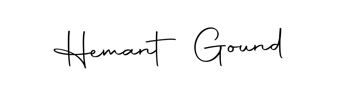 Make a beautiful signature design for name Hemant Gound. Use this online signature maker to create a handwritten signature for free. Hemant Gound signature style 10 images and pictures png