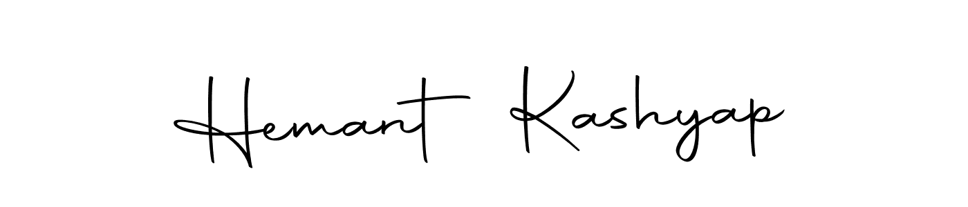 Design your own signature with our free online signature maker. With this signature software, you can create a handwritten (Autography-DOLnW) signature for name Hemant Kashyap. Hemant Kashyap signature style 10 images and pictures png
