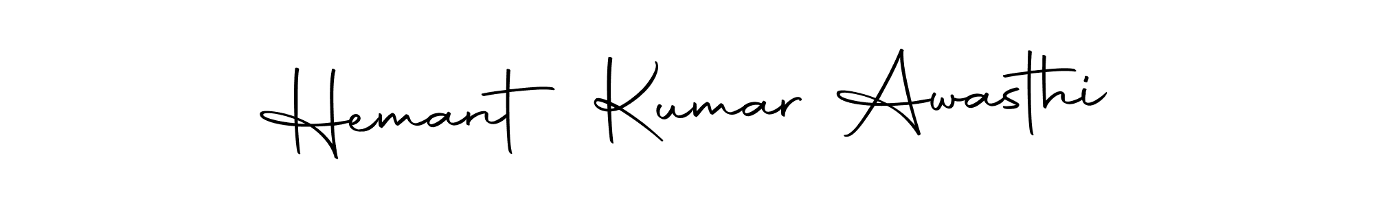 Make a beautiful signature design for name Hemant Kumar Awasthi. With this signature (Autography-DOLnW) style, you can create a handwritten signature for free. Hemant Kumar Awasthi signature style 10 images and pictures png