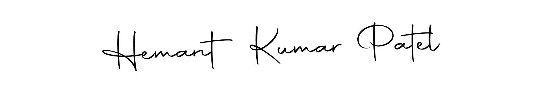 How to make Hemant Kumar Patel name signature. Use Autography-DOLnW style for creating short signs online. This is the latest handwritten sign. Hemant Kumar Patel signature style 10 images and pictures png