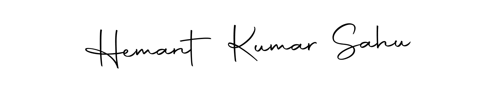 Make a short Hemant Kumar Sahu signature style. Manage your documents anywhere anytime using Autography-DOLnW. Create and add eSignatures, submit forms, share and send files easily. Hemant Kumar Sahu signature style 10 images and pictures png