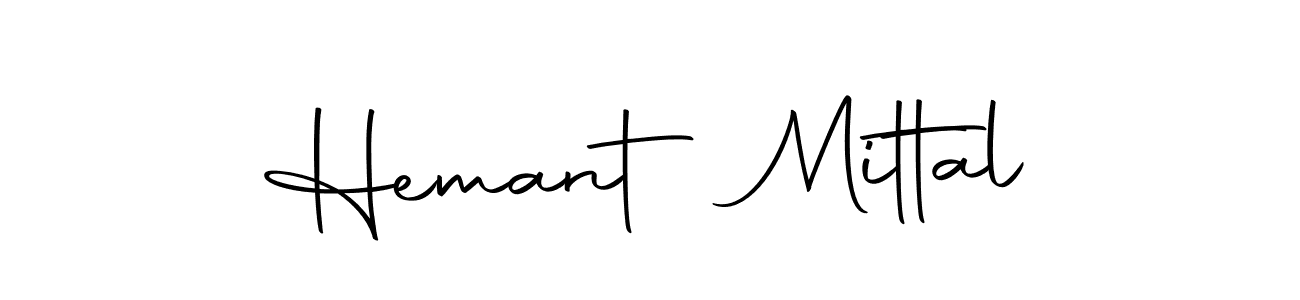 Create a beautiful signature design for name Hemant Mittal. With this signature (Autography-DOLnW) fonts, you can make a handwritten signature for free. Hemant Mittal signature style 10 images and pictures png