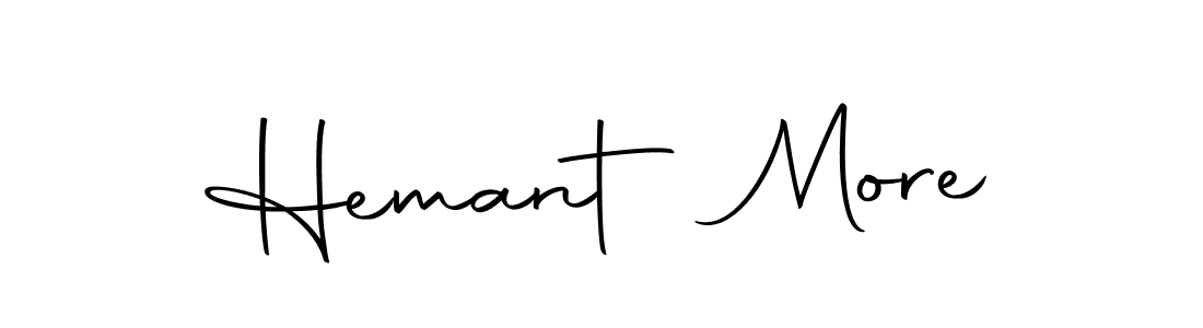 Make a short Hemant More signature style. Manage your documents anywhere anytime using Autography-DOLnW. Create and add eSignatures, submit forms, share and send files easily. Hemant More signature style 10 images and pictures png