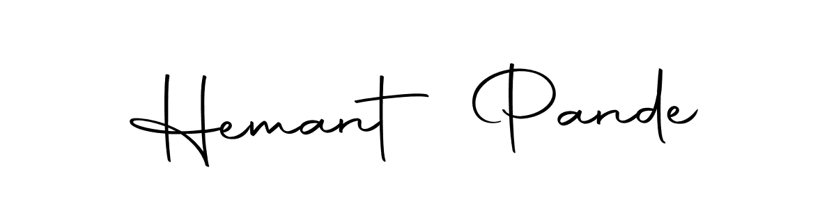 How to make Hemant Pande signature? Autography-DOLnW is a professional autograph style. Create handwritten signature for Hemant Pande name. Hemant Pande signature style 10 images and pictures png