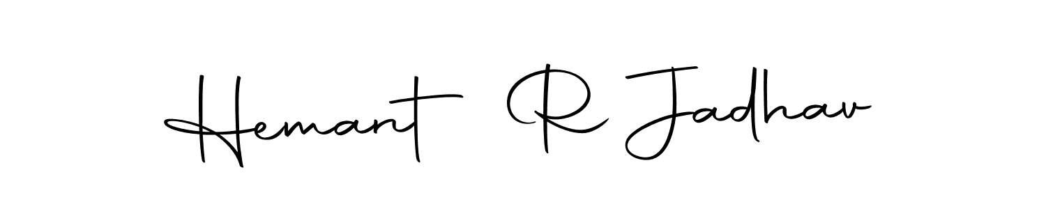 This is the best signature style for the Hemant R Jadhav name. Also you like these signature font (Autography-DOLnW). Mix name signature. Hemant R Jadhav signature style 10 images and pictures png