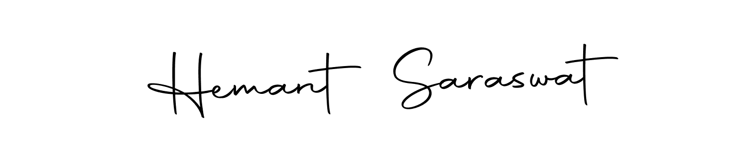 The best way (Autography-DOLnW) to make a short signature is to pick only two or three words in your name. The name Hemant Saraswat include a total of six letters. For converting this name. Hemant Saraswat signature style 10 images and pictures png