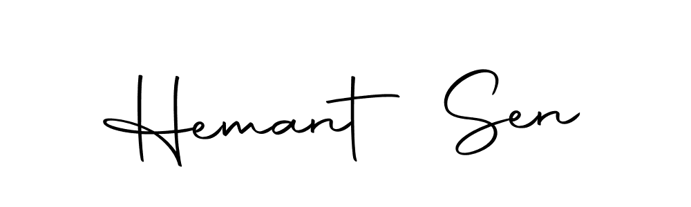 Make a beautiful signature design for name Hemant Sen. With this signature (Autography-DOLnW) style, you can create a handwritten signature for free. Hemant Sen signature style 10 images and pictures png
