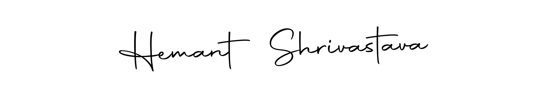Create a beautiful signature design for name Hemant Shrivastava. With this signature (Autography-DOLnW) fonts, you can make a handwritten signature for free. Hemant Shrivastava signature style 10 images and pictures png