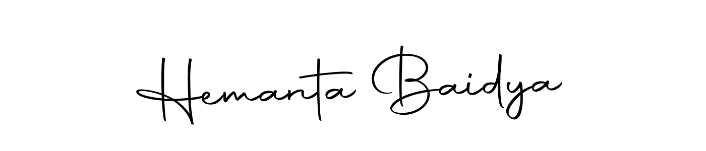 Make a beautiful signature design for name Hemanta Baidya. With this signature (Autography-DOLnW) style, you can create a handwritten signature for free. Hemanta Baidya signature style 10 images and pictures png