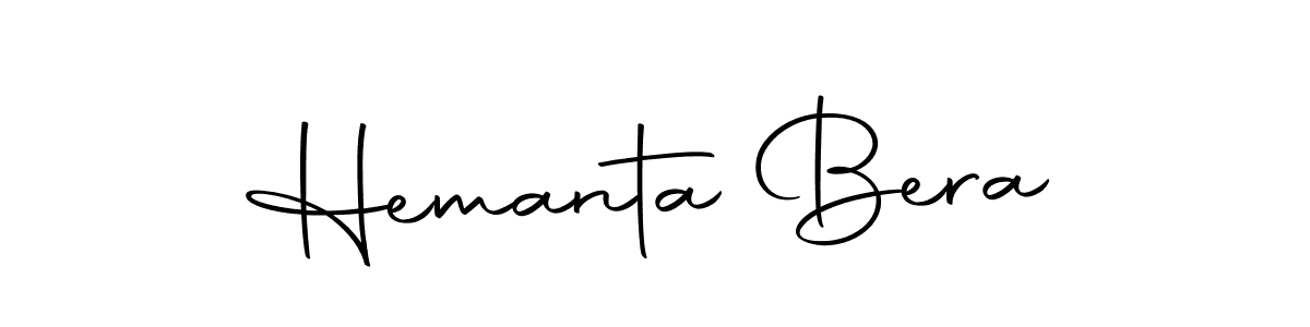 Create a beautiful signature design for name Hemanta Bera. With this signature (Autography-DOLnW) fonts, you can make a handwritten signature for free. Hemanta Bera signature style 10 images and pictures png