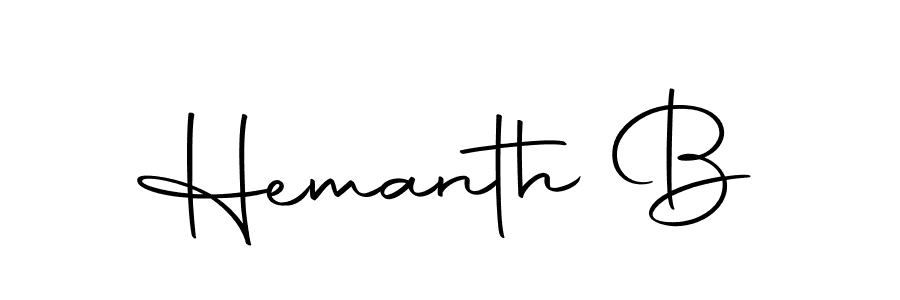 You should practise on your own different ways (Autography-DOLnW) to write your name (Hemanth B) in signature. don't let someone else do it for you. Hemanth B signature style 10 images and pictures png