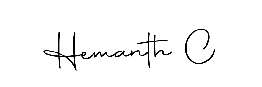 How to make Hemanth C signature? Autography-DOLnW is a professional autograph style. Create handwritten signature for Hemanth C name. Hemanth C signature style 10 images and pictures png