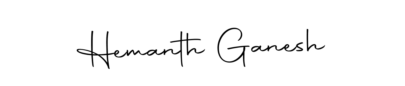 How to make Hemanth Ganesh signature? Autography-DOLnW is a professional autograph style. Create handwritten signature for Hemanth Ganesh name. Hemanth Ganesh signature style 10 images and pictures png