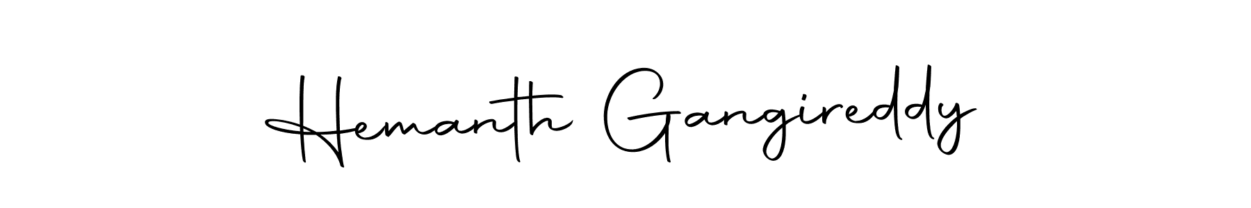 How to make Hemanth Gangireddy signature? Autography-DOLnW is a professional autograph style. Create handwritten signature for Hemanth Gangireddy name. Hemanth Gangireddy signature style 10 images and pictures png
