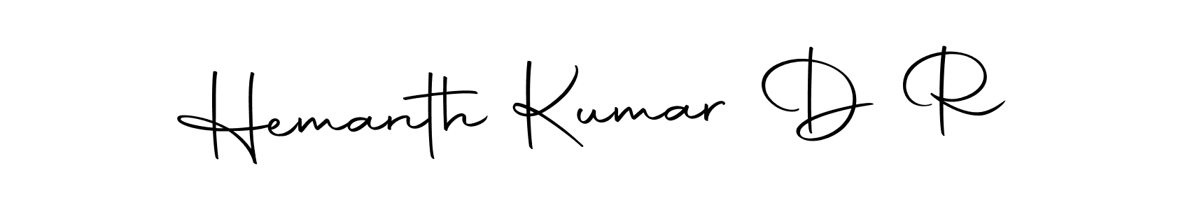 Design your own signature with our free online signature maker. With this signature software, you can create a handwritten (Autography-DOLnW) signature for name Hemanth Kumar D R. Hemanth Kumar D R signature style 10 images and pictures png