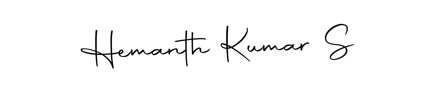 if you are searching for the best signature style for your name Hemanth Kumar S. so please give up your signature search. here we have designed multiple signature styles  using Autography-DOLnW. Hemanth Kumar S signature style 10 images and pictures png