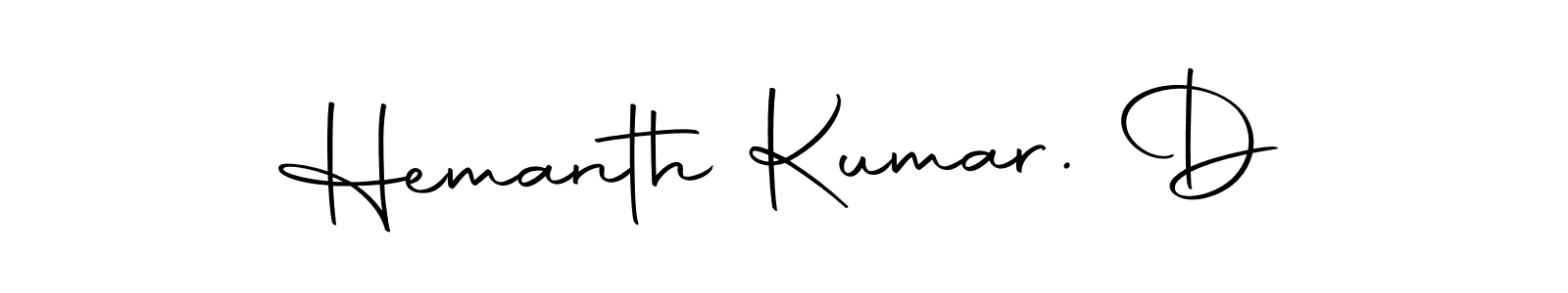 How to make Hemanth Kumar. D signature? Autography-DOLnW is a professional autograph style. Create handwritten signature for Hemanth Kumar. D name. Hemanth Kumar. D signature style 10 images and pictures png