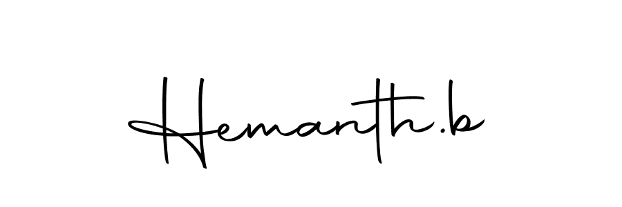 You should practise on your own different ways (Autography-DOLnW) to write your name (Hemanth.b) in signature. don't let someone else do it for you. Hemanth.b signature style 10 images and pictures png