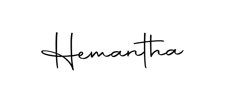 How to make Hemantha signature? Autography-DOLnW is a professional autograph style. Create handwritten signature for Hemantha name. Hemantha signature style 10 images and pictures png