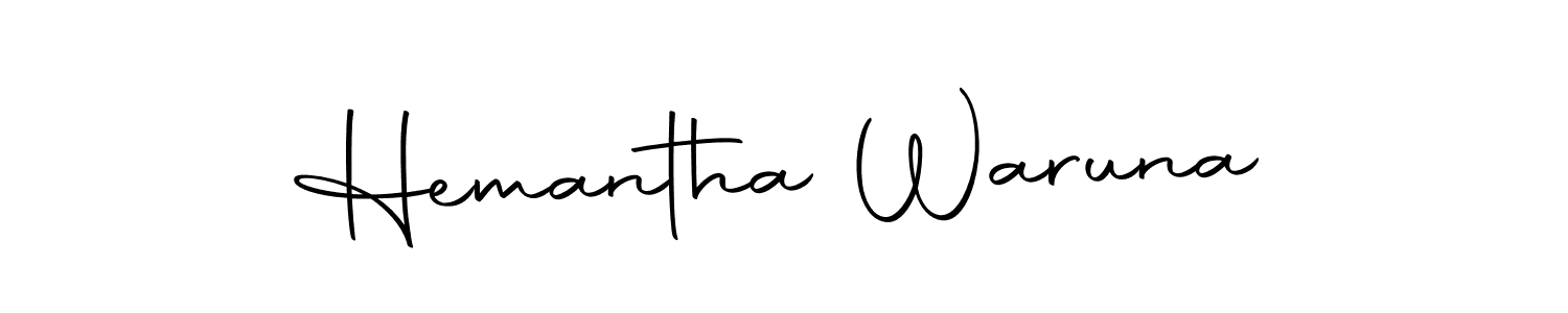 Autography-DOLnW is a professional signature style that is perfect for those who want to add a touch of class to their signature. It is also a great choice for those who want to make their signature more unique. Get Hemantha Waruna name to fancy signature for free. Hemantha Waruna signature style 10 images and pictures png