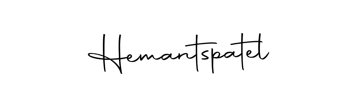 Design your own signature with our free online signature maker. With this signature software, you can create a handwritten (Autography-DOLnW) signature for name Hemantspatel. Hemantspatel signature style 10 images and pictures png