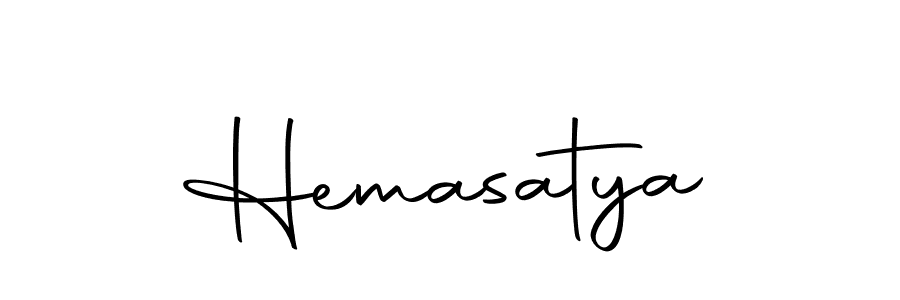 Make a beautiful signature design for name Hemasatya. Use this online signature maker to create a handwritten signature for free. Hemasatya signature style 10 images and pictures png