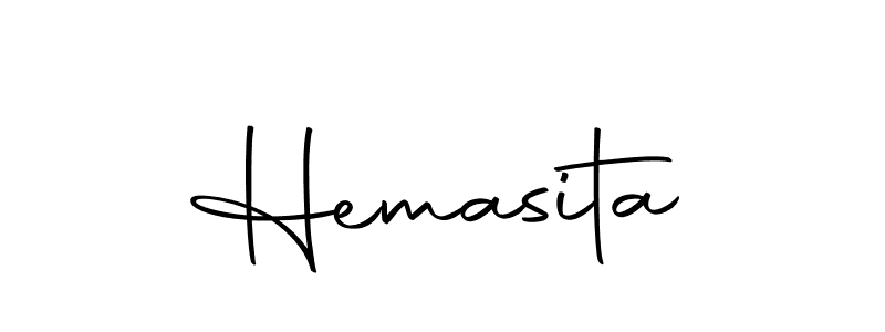 Design your own signature with our free online signature maker. With this signature software, you can create a handwritten (Autography-DOLnW) signature for name Hemasita. Hemasita signature style 10 images and pictures png