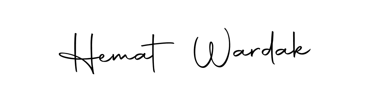 The best way (Autography-DOLnW) to make a short signature is to pick only two or three words in your name. The name Hemat Wardak include a total of six letters. For converting this name. Hemat Wardak signature style 10 images and pictures png