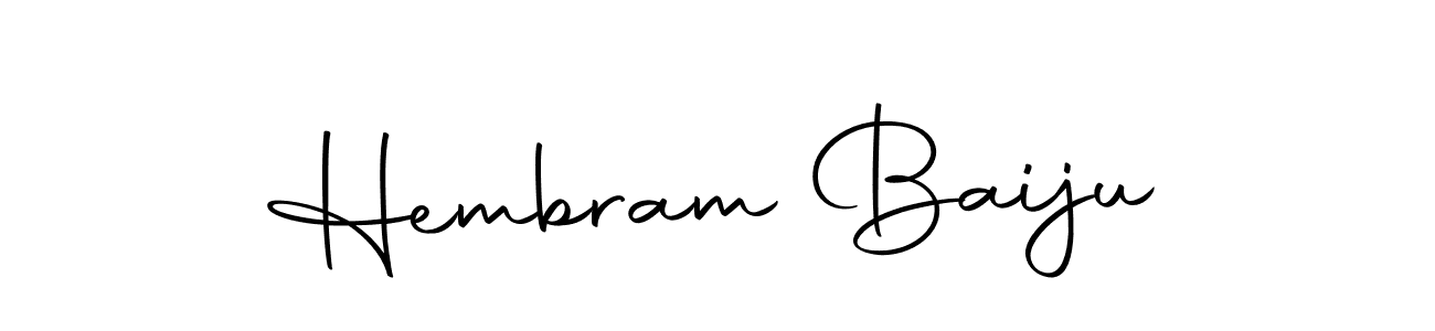 Hembram Baiju stylish signature style. Best Handwritten Sign (Autography-DOLnW) for my name. Handwritten Signature Collection Ideas for my name Hembram Baiju. Hembram Baiju signature style 10 images and pictures png