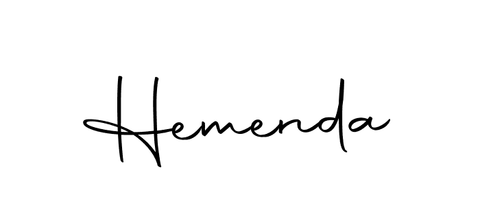 The best way (Autography-DOLnW) to make a short signature is to pick only two or three words in your name. The name Hemenda include a total of six letters. For converting this name. Hemenda signature style 10 images and pictures png