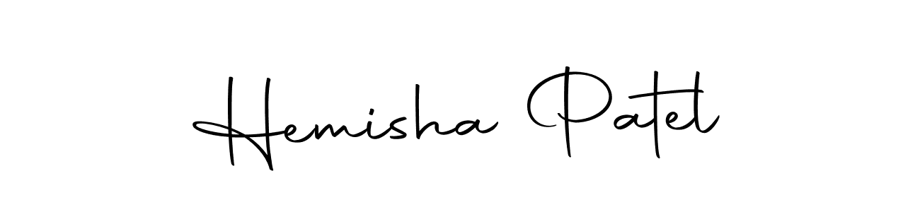 Make a short Hemisha Patel signature style. Manage your documents anywhere anytime using Autography-DOLnW. Create and add eSignatures, submit forms, share and send files easily. Hemisha Patel signature style 10 images and pictures png