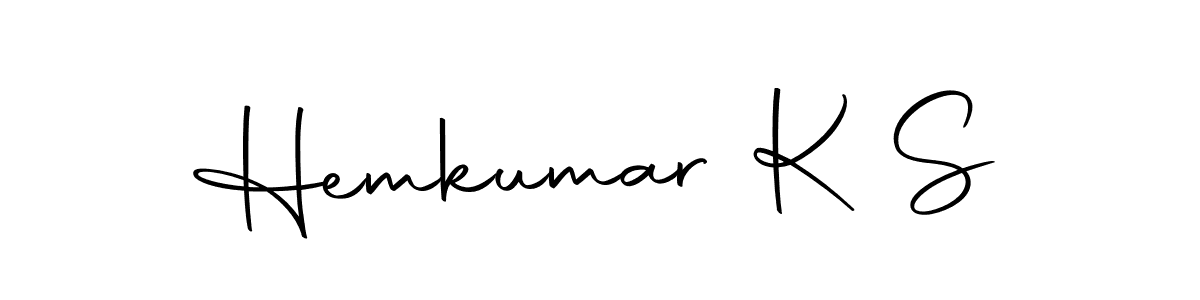 It looks lik you need a new signature style for name Hemkumar K S. Design unique handwritten (Autography-DOLnW) signature with our free signature maker in just a few clicks. Hemkumar K S signature style 10 images and pictures png