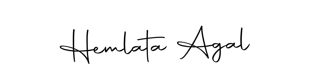 Autography-DOLnW is a professional signature style that is perfect for those who want to add a touch of class to their signature. It is also a great choice for those who want to make their signature more unique. Get Hemlata Agal name to fancy signature for free. Hemlata Agal signature style 10 images and pictures png