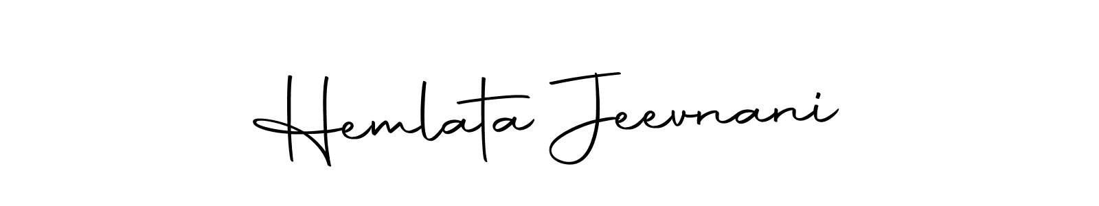 Also we have Hemlata Jeevnani name is the best signature style. Create professional handwritten signature collection using Autography-DOLnW autograph style. Hemlata Jeevnani signature style 10 images and pictures png