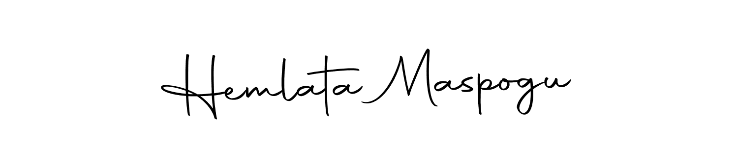 Similarly Autography-DOLnW is the best handwritten signature design. Signature creator online .You can use it as an online autograph creator for name Hemlata Maspogu. Hemlata Maspogu signature style 10 images and pictures png