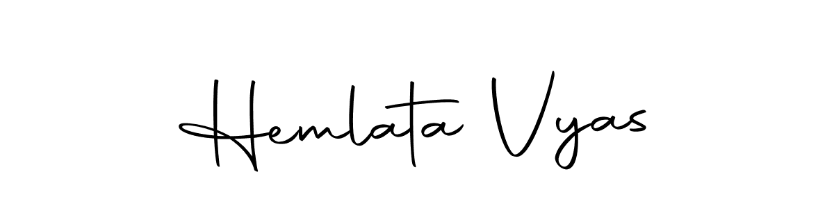 Use a signature maker to create a handwritten signature online. With this signature software, you can design (Autography-DOLnW) your own signature for name Hemlata Vyas. Hemlata Vyas signature style 10 images and pictures png