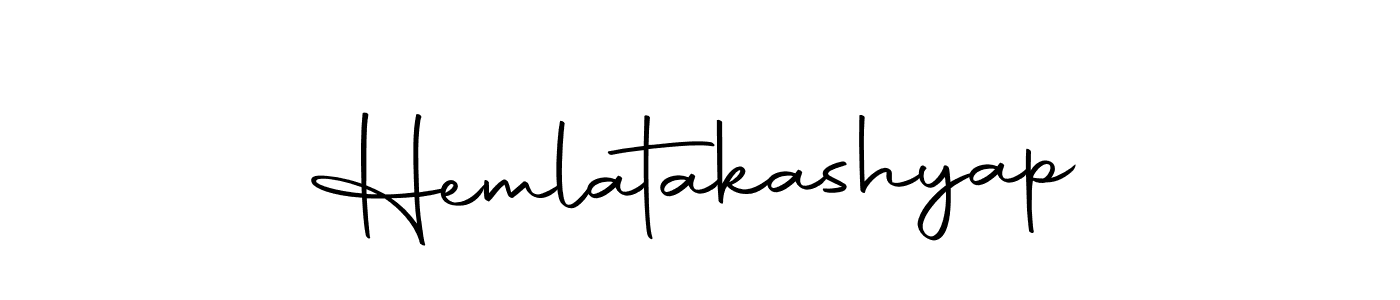 Make a beautiful signature design for name Hemlatakashyap. With this signature (Autography-DOLnW) style, you can create a handwritten signature for free. Hemlatakashyap signature style 10 images and pictures png