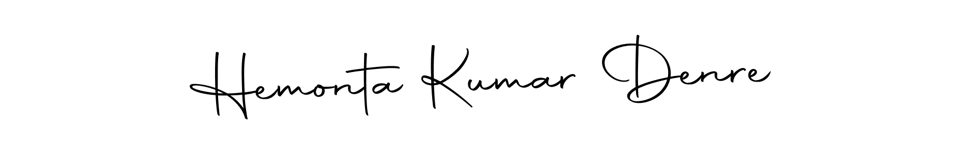 How to make Hemonta Kumar Denre signature? Autography-DOLnW is a professional autograph style. Create handwritten signature for Hemonta Kumar Denre name. Hemonta Kumar Denre signature style 10 images and pictures png